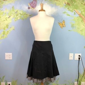 Vergi Checker Hem Skirt Women size GREEK 3